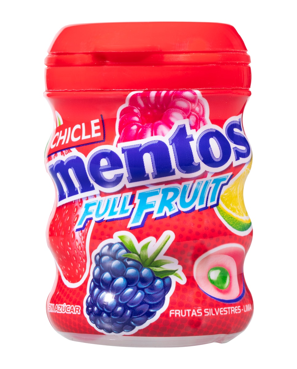 Mentos Chicle Bote Full Fruit 1