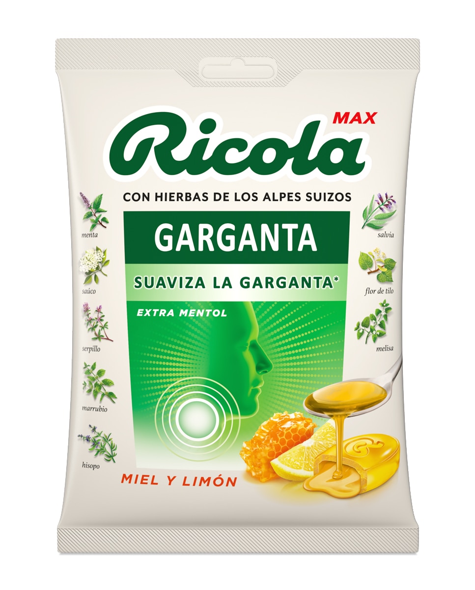 Ricola - Caramelos Miel y Limón 70 g Ricola.