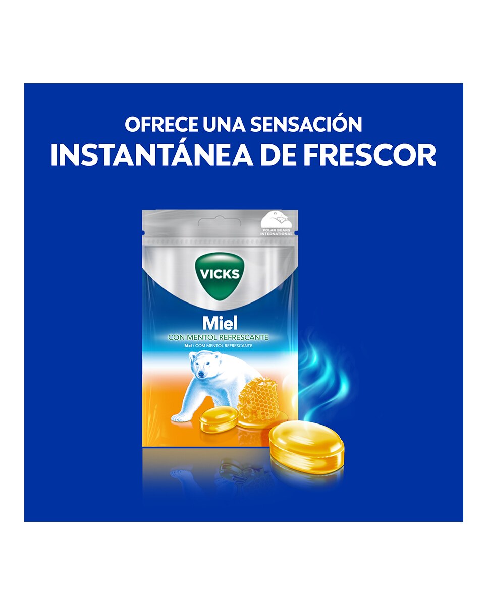 Caramelos Miel y Mentol Vicks - 72 g 8