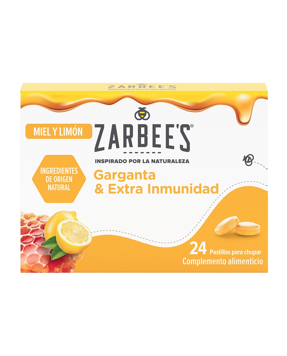 ZARBEES - 24 Pastillas para chupar Garganta & Extra Inmunidad Zarbee?s.