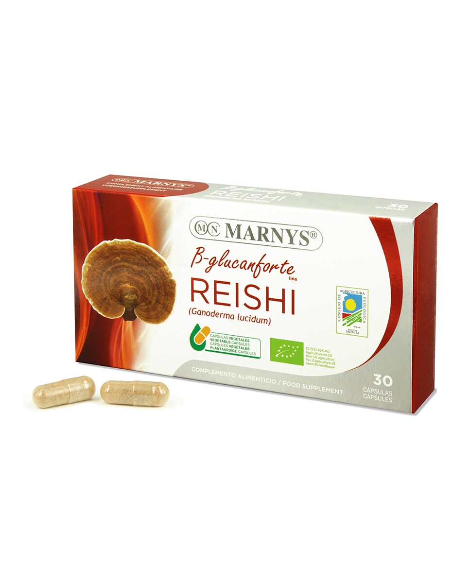 Cápsulas Vegetales Reishi Bio Marnys 2