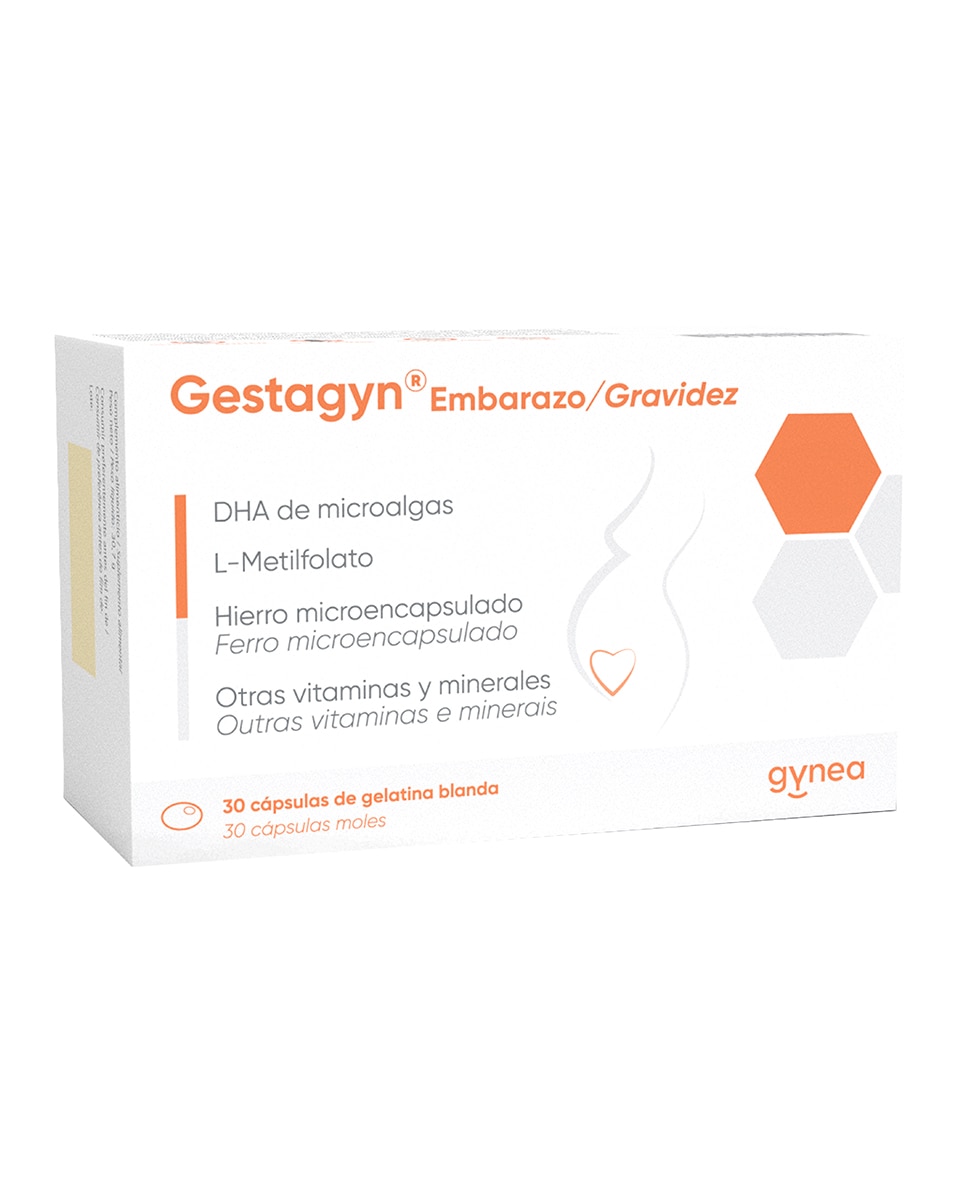 GYNEA - 30 cápsulas Gestagyn Embarazo Gynea.