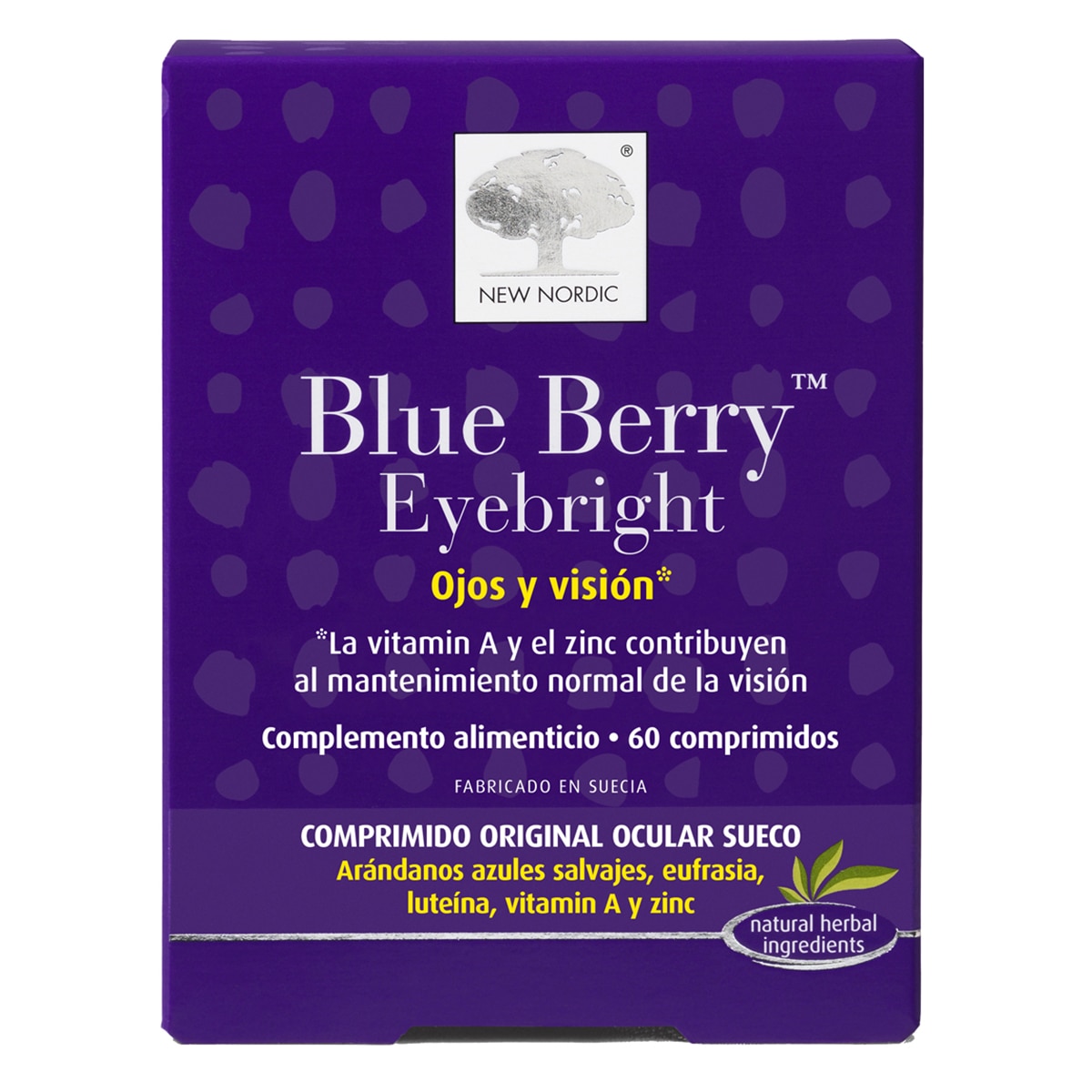 New Nordic - 60 Comprimidos Blue Berry Eyebright New Nordic.