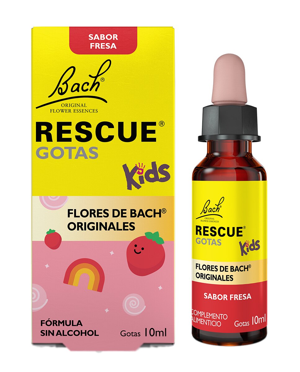 Complemento Alimenticio Rescue Kids Fresa Bach - 10 ml 2