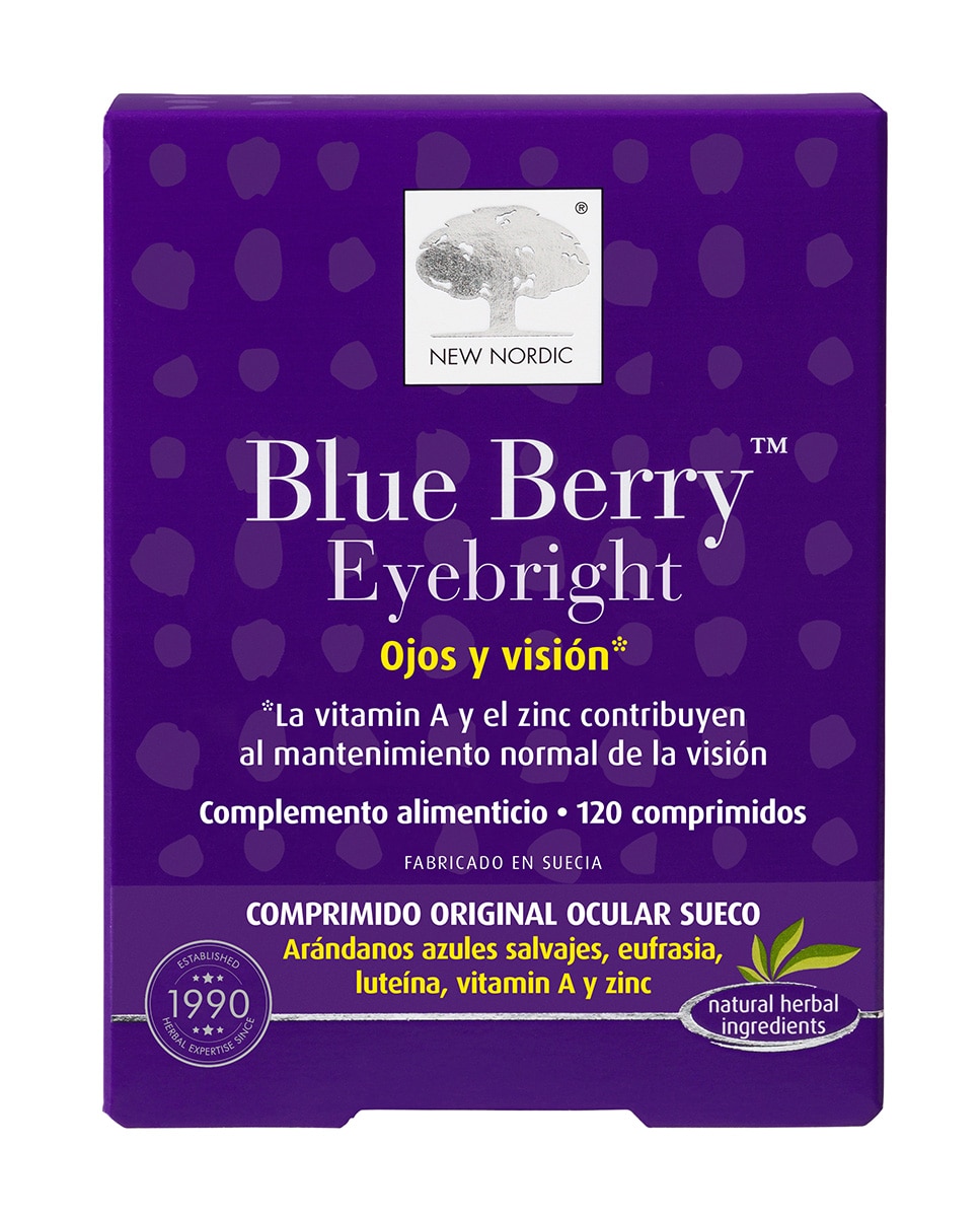 New Nordic - 120 Comprimidos Blue Berry Eyebright New Nordic.