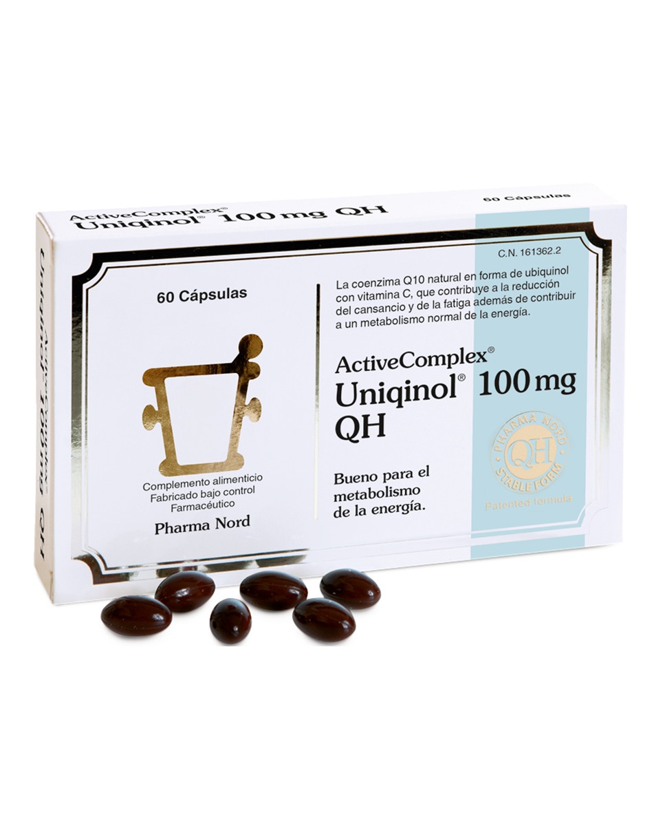 Pharma Nord - Cápsulas Coenzima Q10 ActiveComplex Uniquinol Pharma Nord.
