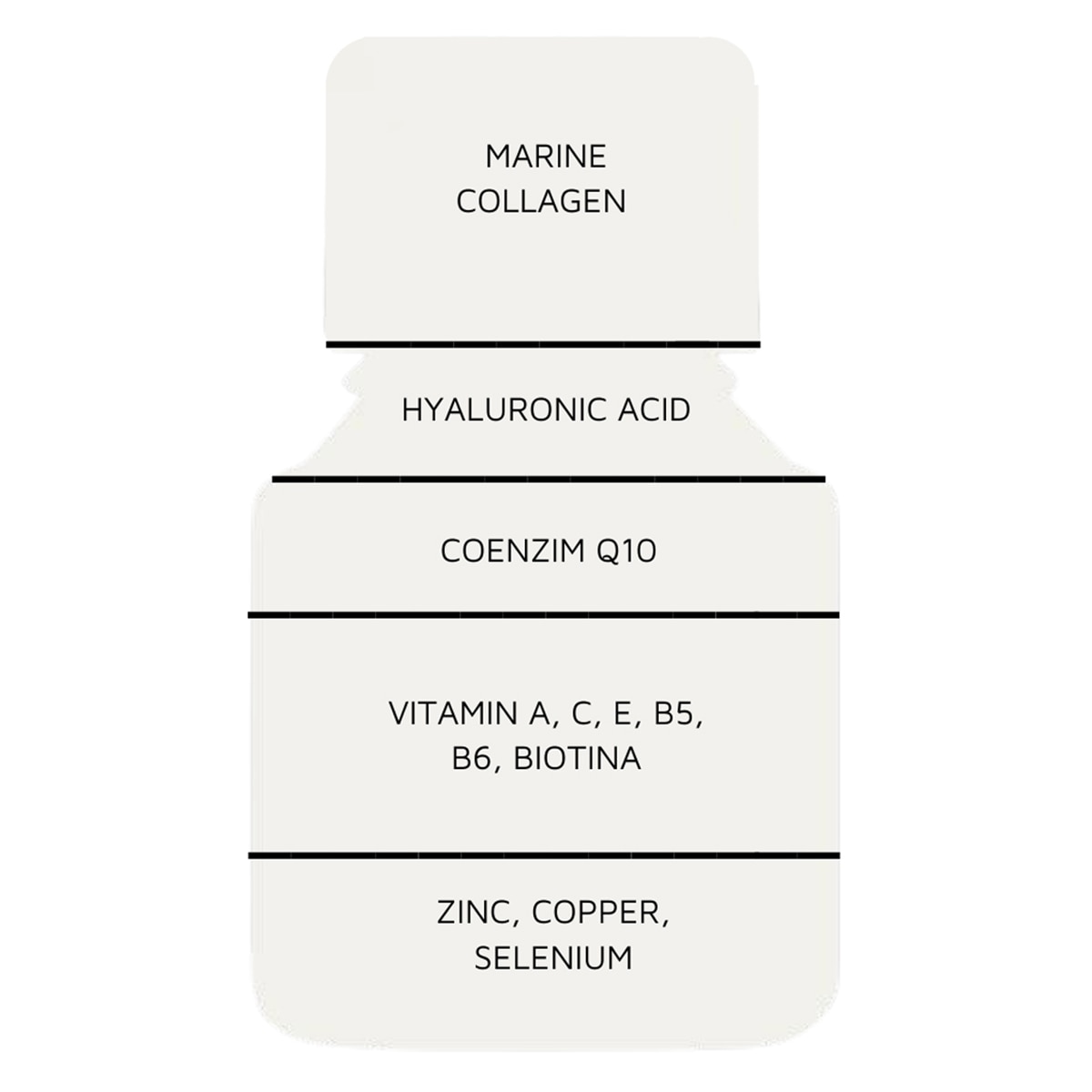 Colágeno bebible marino 10g con Ácido Hialurónico Coenzima Q10 Skin Molecule X® 3