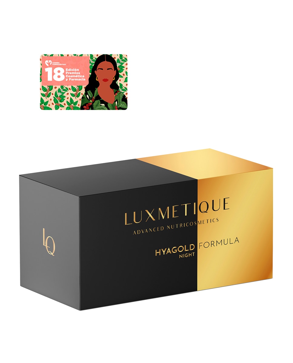 15 Viales bebibles Fórmula Hyagold night Luxmetique 2