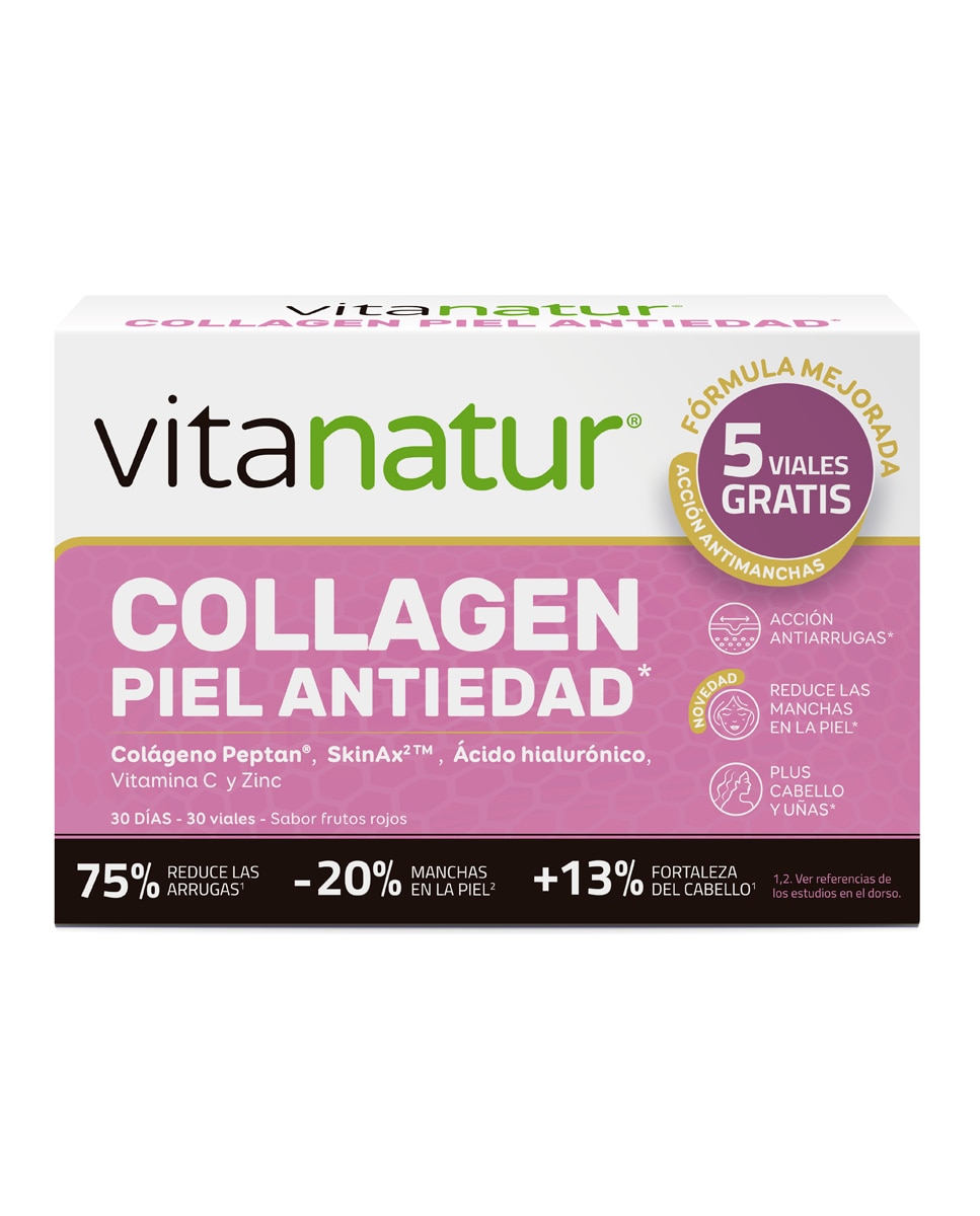 30 Viales Colageneo Piel Vitanatur 2