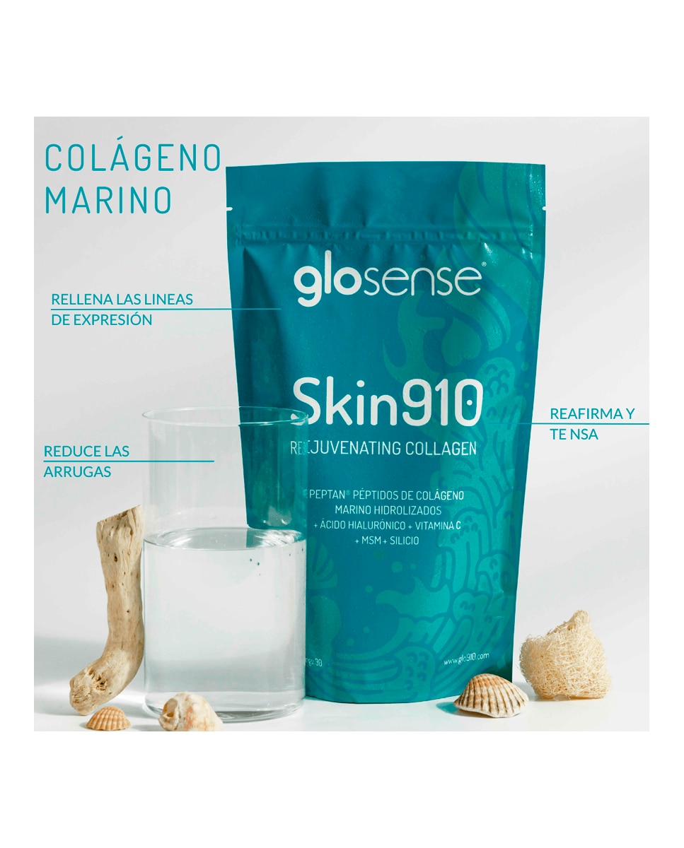 Pack 30 dosis Colágeno Firmeza Skin910® Efecto lifting GLO - 30 unidades 2