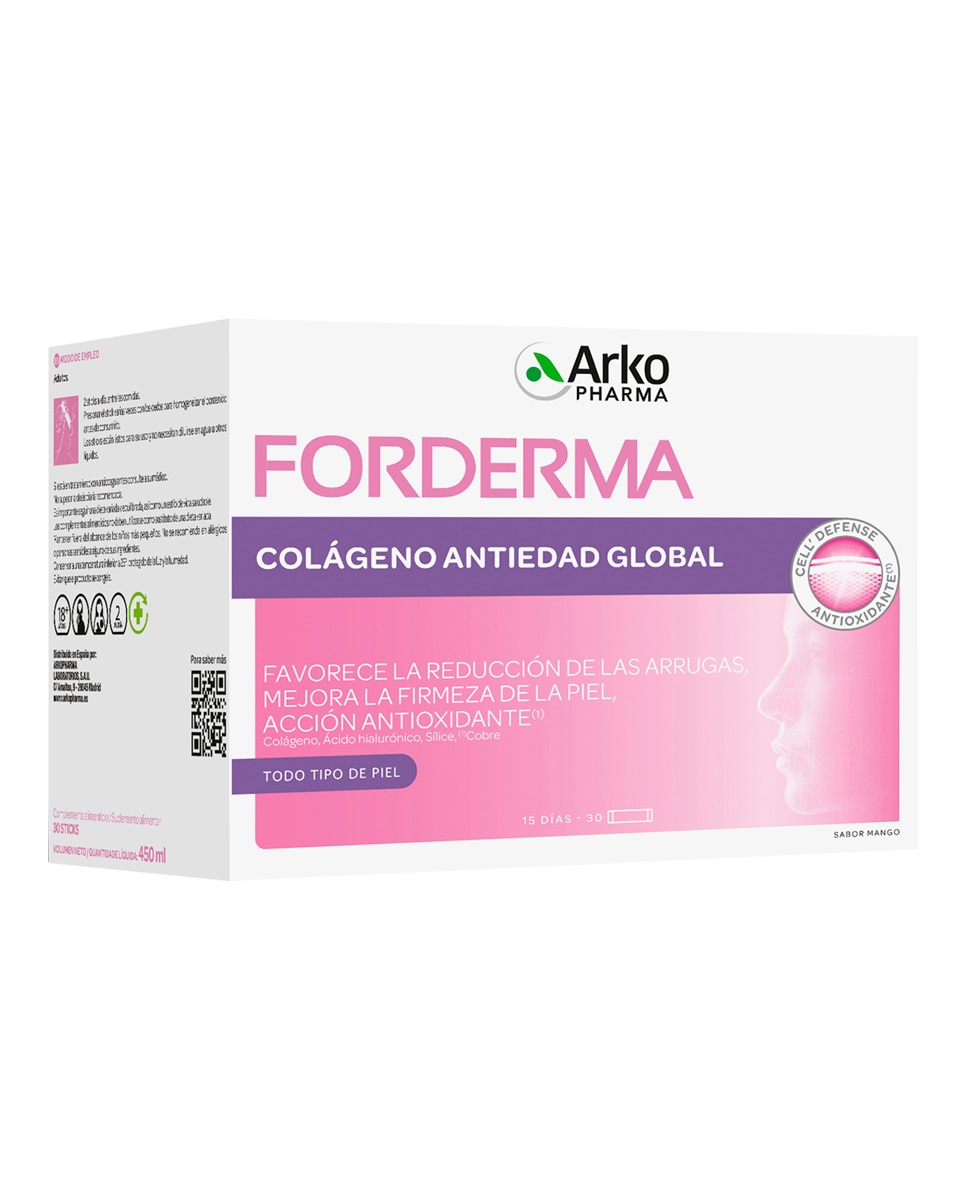 Imagen 0 de 30 sticks Forderma Colágeno Antiedad Global Arkopharma