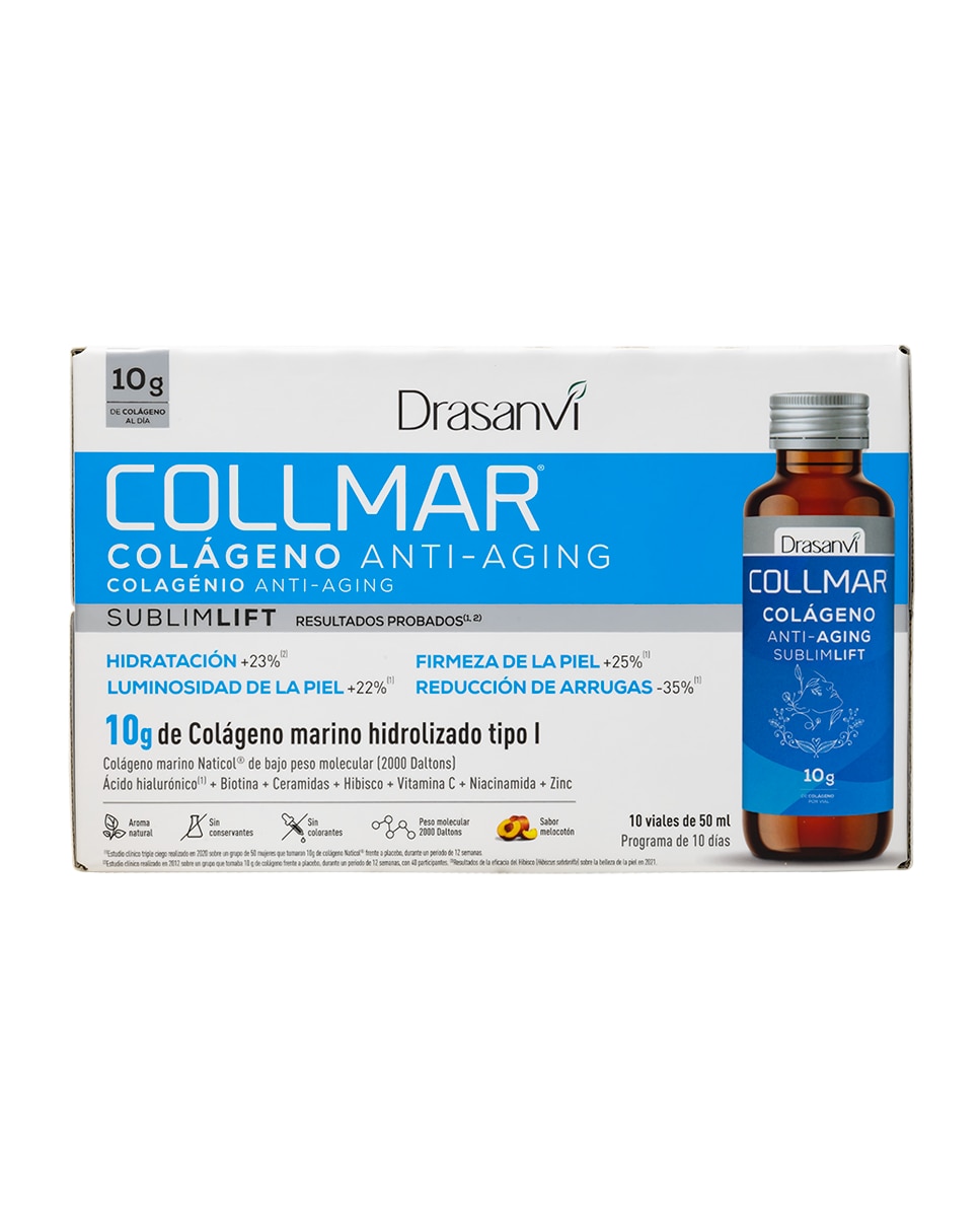 Complemento Alimenticio Collmar Antiaging 10 viales X 50 ml Drasanvi 7