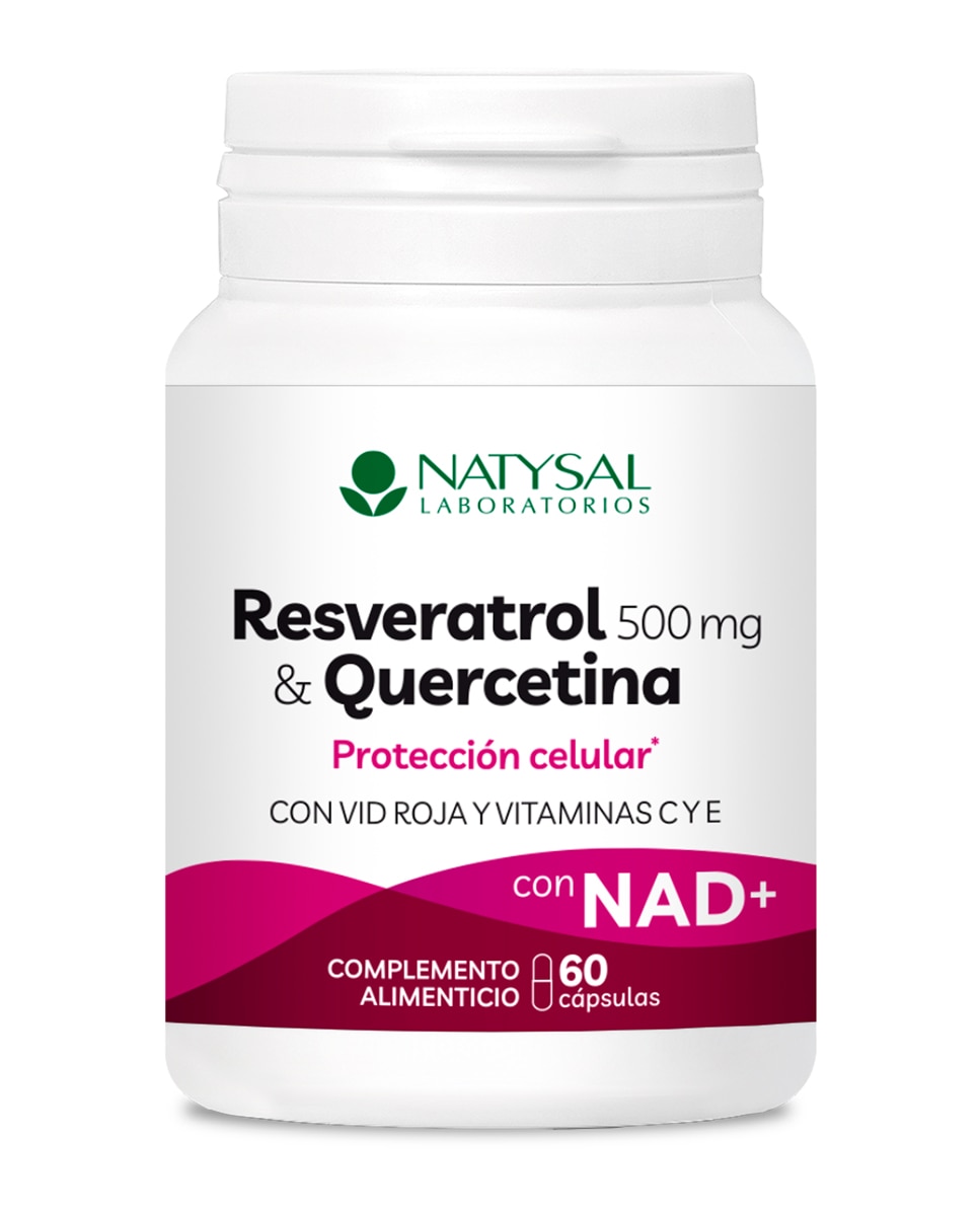 Natysal - 60 Cápsulas Resveratrol & Quercetina Natysal.
