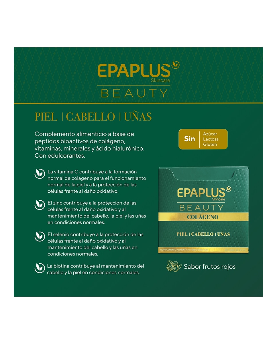 20 viales Colágeno Beauty Skincare Epaplus - 500 ml 6