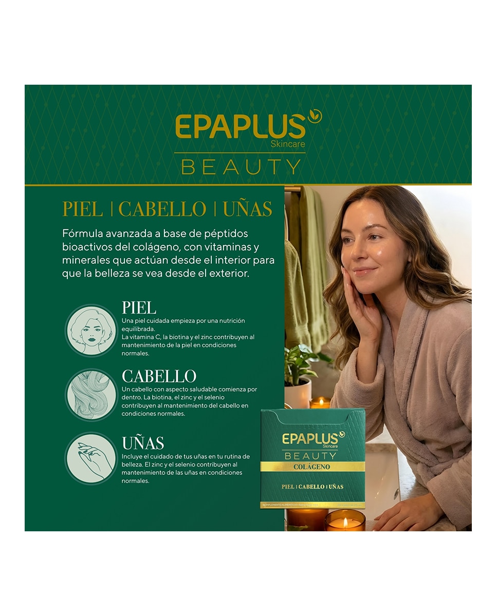 20 viales Colágeno Beauty Skincare Epaplus - 500 ml 7