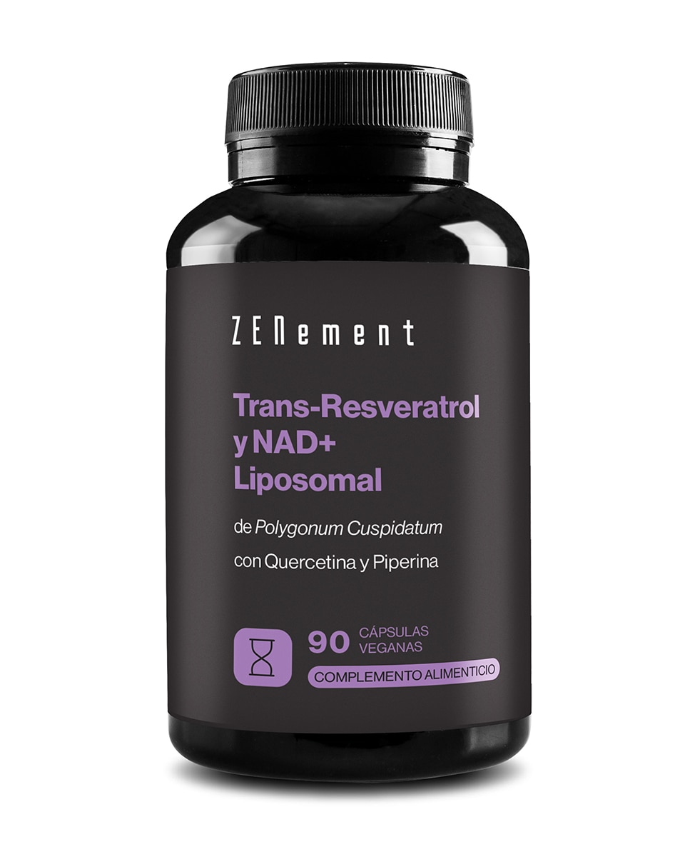 Imagen 0 de 90 Cápsulas Veganas Complemento Alimenticio Trans-Resveratrol y NAD+ Liposomal , de Polygonum Cuspidatum Zenement