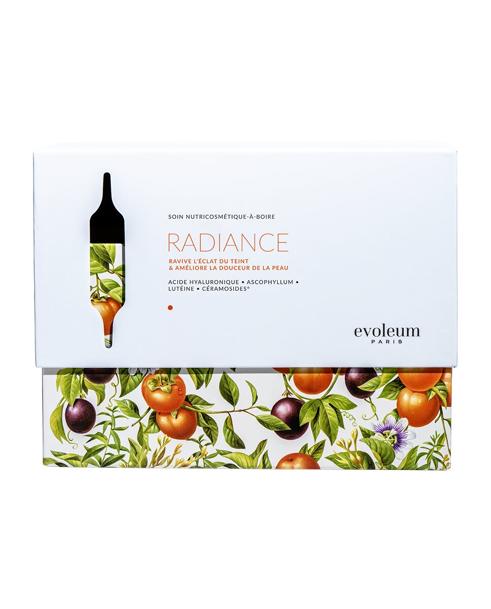 Imagen 0 de Nutricosmético bebible revitalizante e iluminador Radiance 21 viales Evoleum