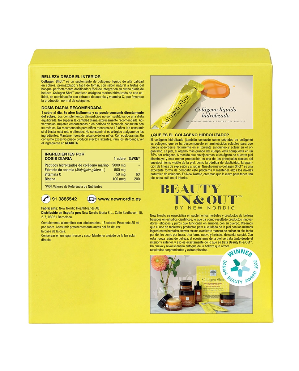 Imagen 2 de 15 Sobres Collagen New Nordic