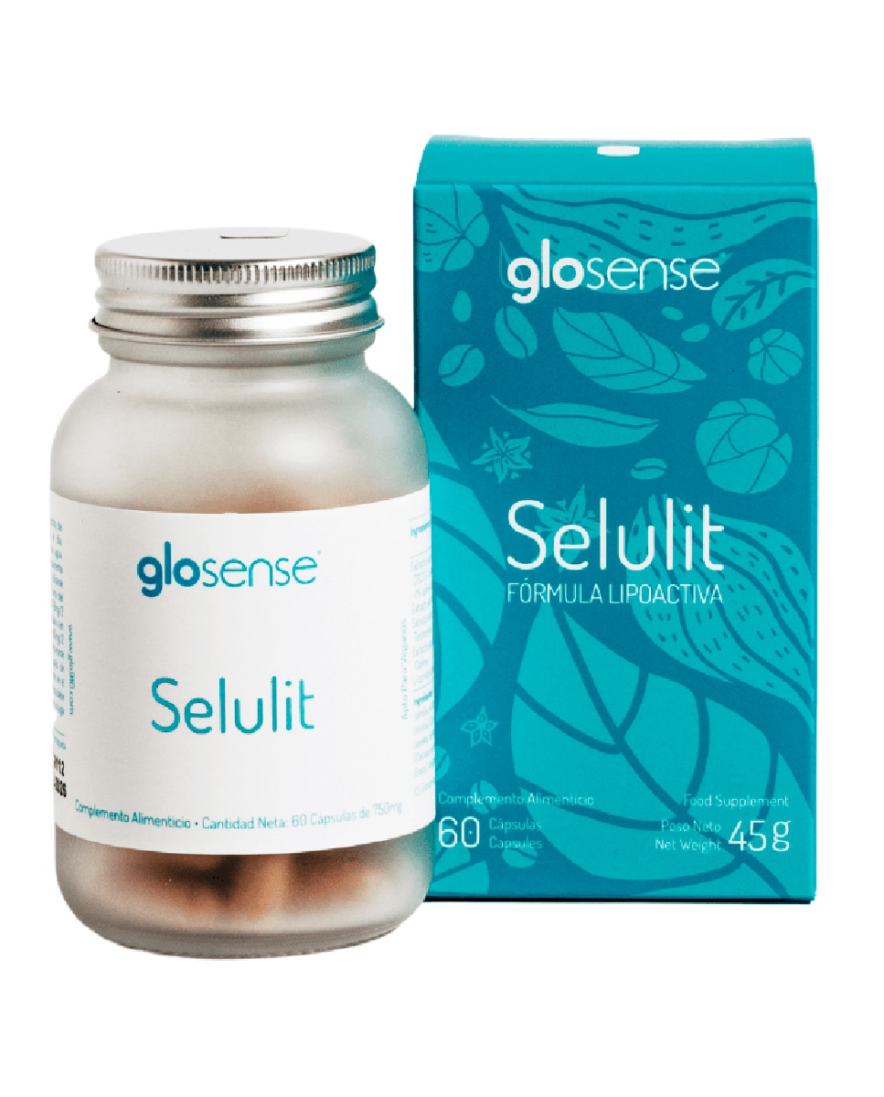 Glo - 60 Cápsulas Liporeductor Anticelulítico Selulit Glo.