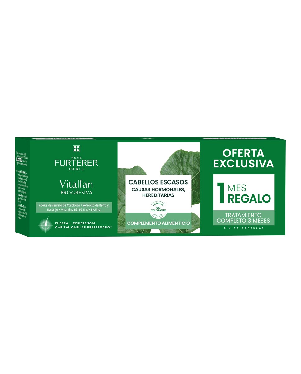 Pack Cápsulas Caida Progresiva Vitalfan René Furterer 1
