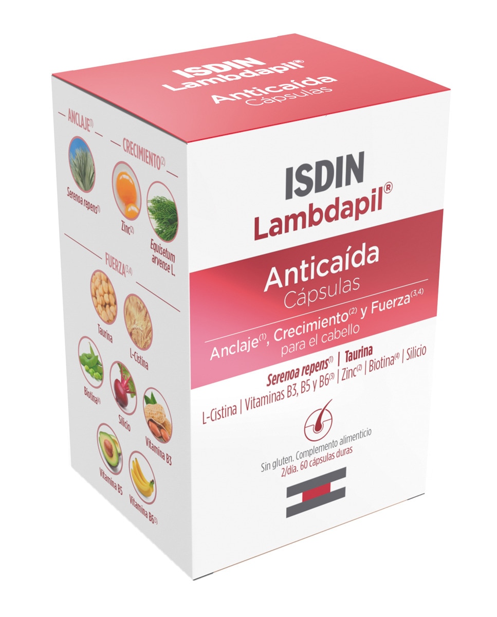 Cápsulas Anticaída Lambdapil Isdin 1