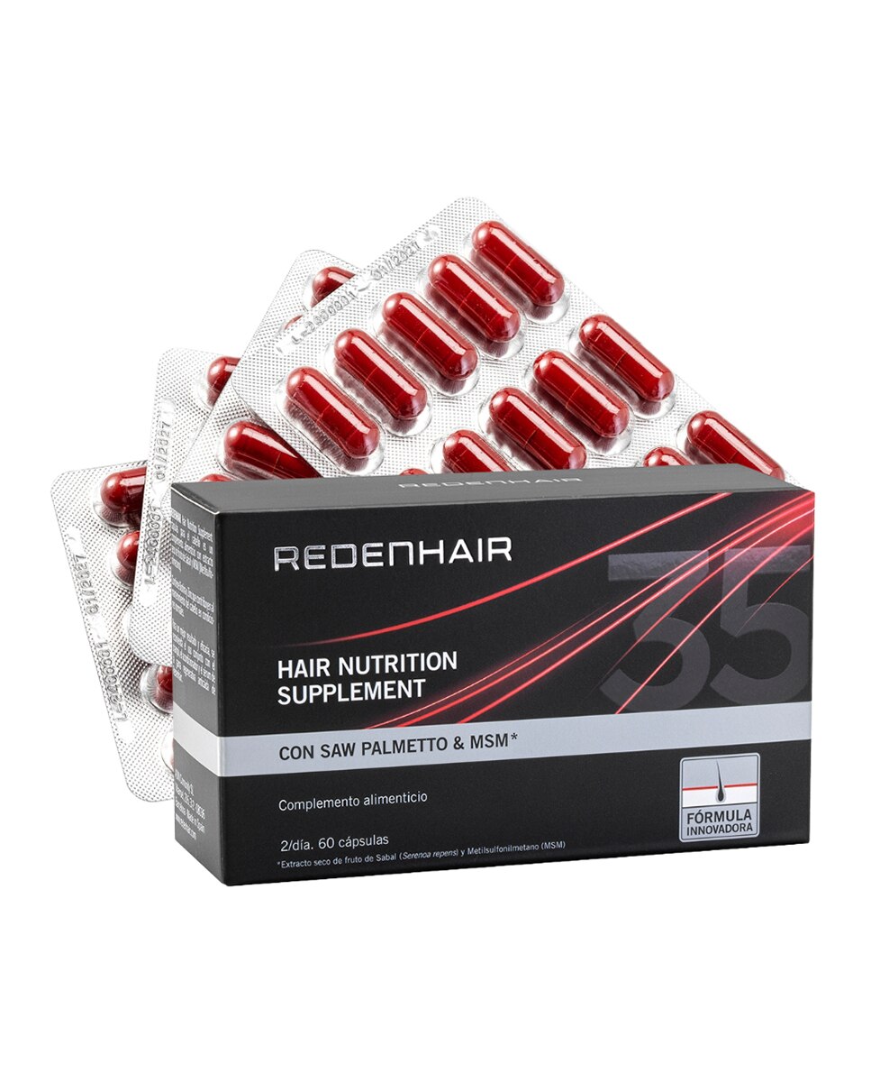 Cápsulas Hair Nutrition Supplement Redenhair 3