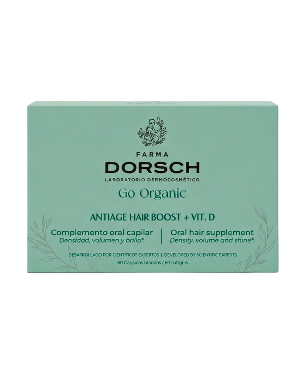 Complemento alimenticio capilar Go organic Antiage Hair Boost Farma Dorsch 1