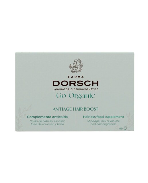 Complemento alimenticio capilar Go organic Antiage Hair Boost Farma Dorsch