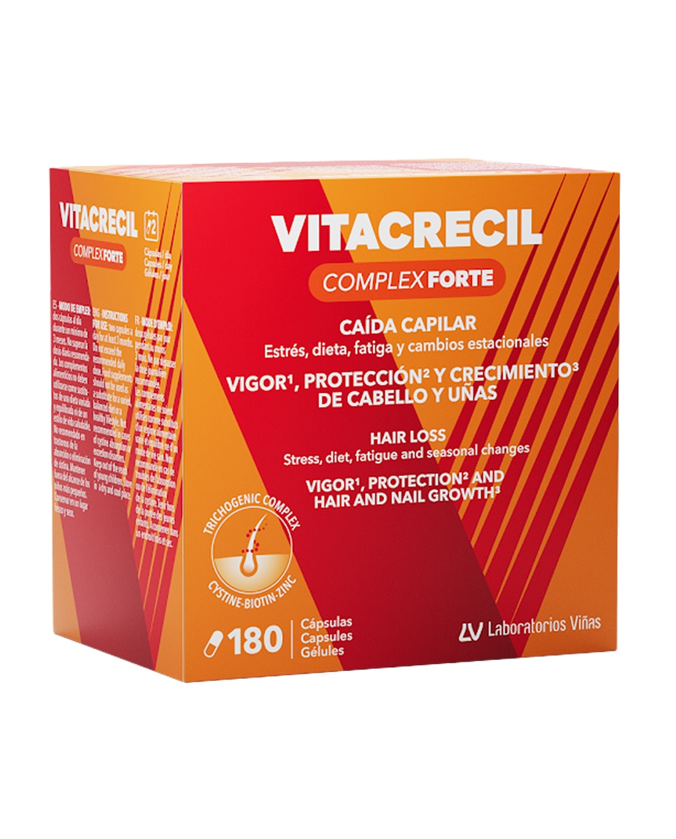 Viñas - Complemento alimenticio cabello y uñas Vitacrecil Complex Forte 180 cápsulas Viñas.