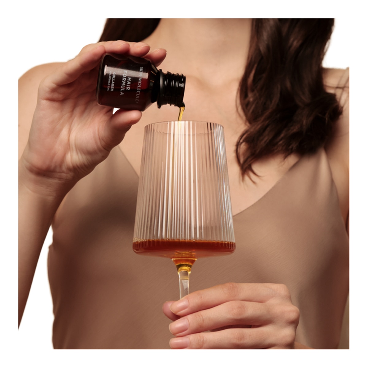 Colágeno bebible capilar Hair Fórmula 450 ml Skin Molecule X 6