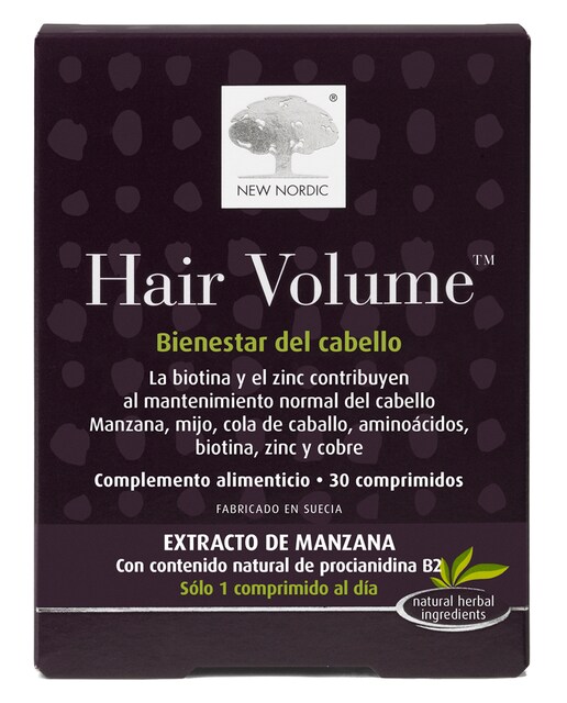30 Comprimidos Hair Volume New Nordic