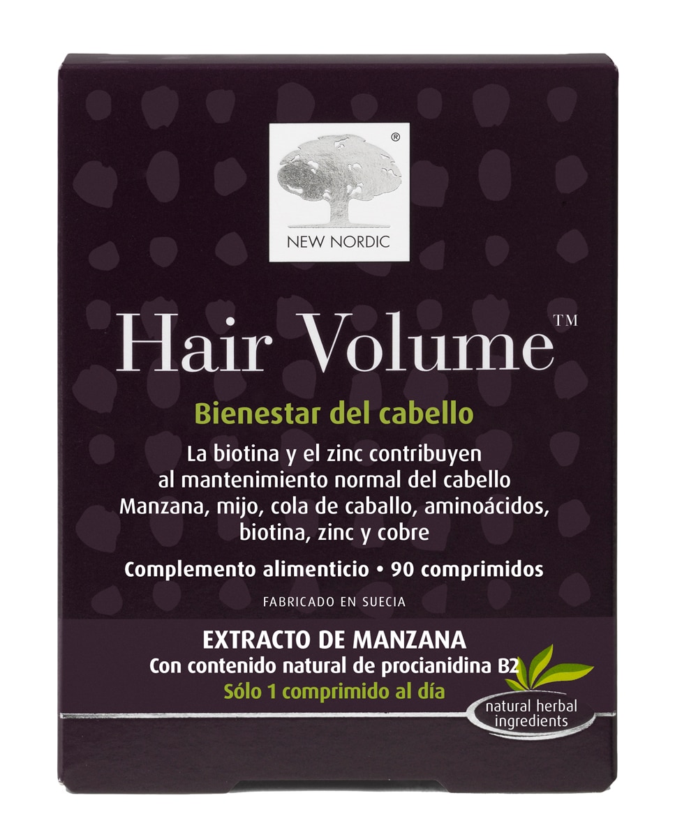 New Nordic - 90 Comprimidos Hair Volume New Nordic.