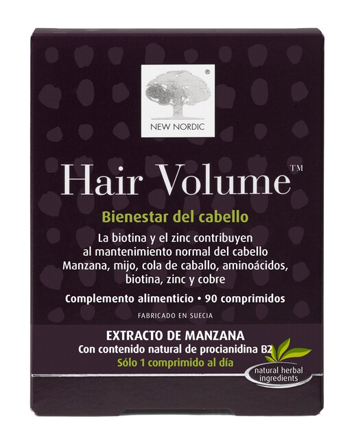 Imagen 0 de 90 Comprimidos Hair Volume New Nordic