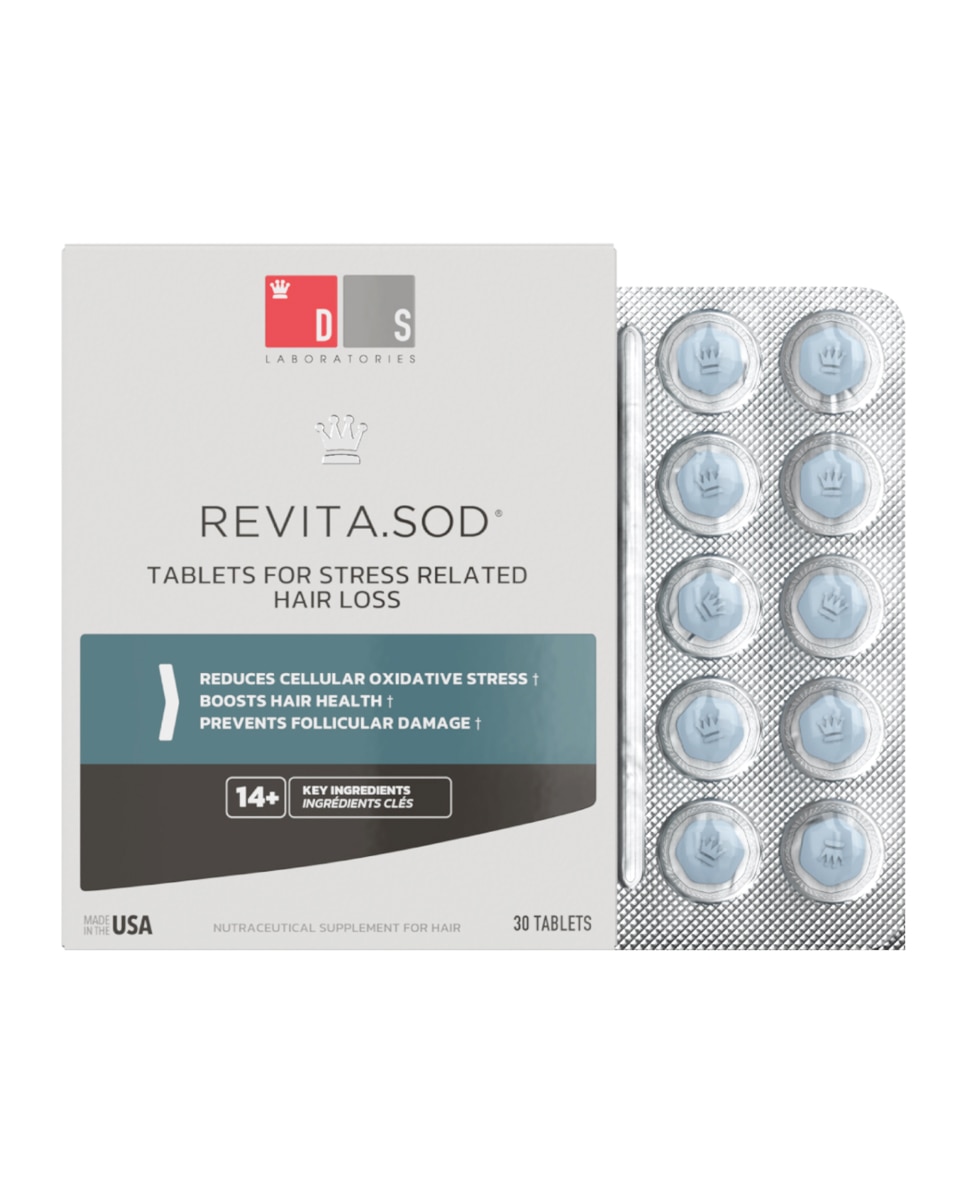 DS Laboratories - Comprimidos Revita SOD anticaída relacionada con el estrés DS Laboratories.