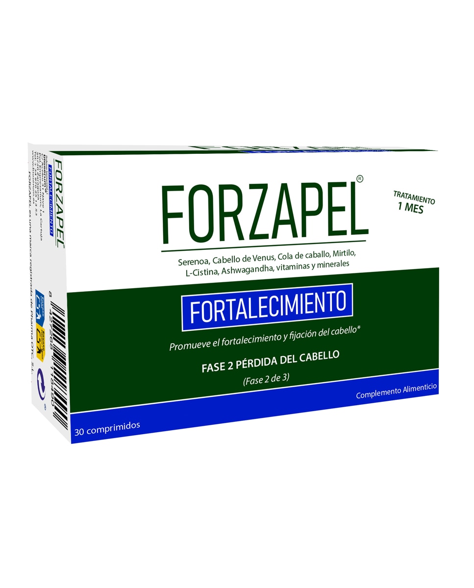 30 Comprimidos Forzapel Fortalecimiento 1