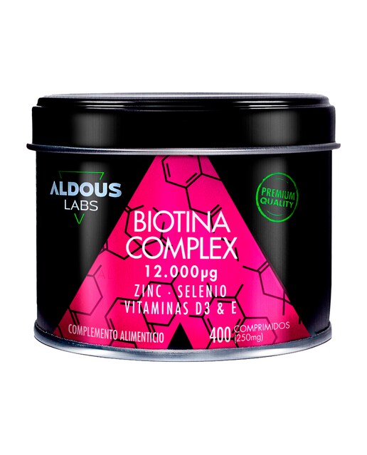 400 Comprimidos con Biotina para el Pelo y las Uñas Aldous Bio