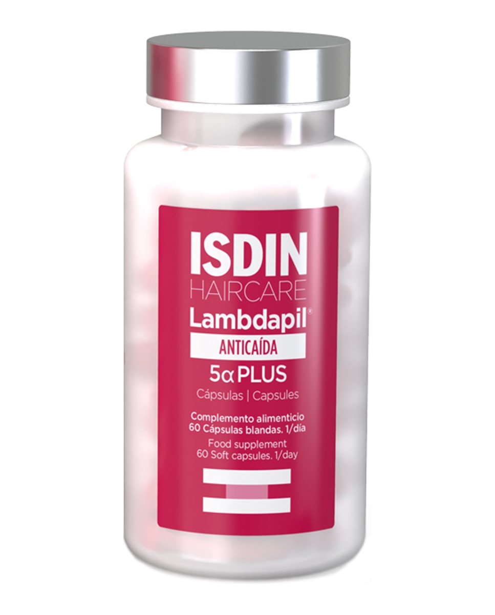 Imagen 0 de Complemento Alimenticio Lambdapil 5 Alfa Plus 60 cápsulas Isdin