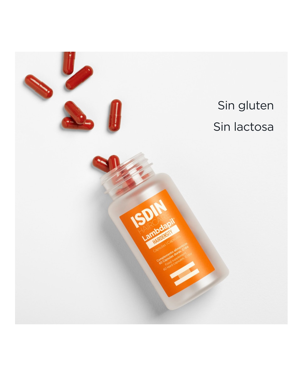180 Cápsulas Complemento Alimenticio Lambdapil® Hairdensity Isdin 3