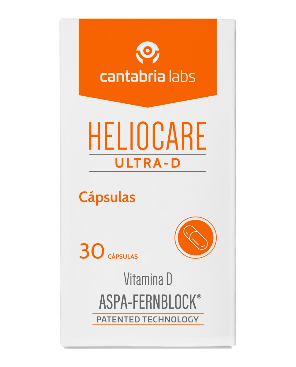 Cápsulas Oral Protección Solar Cuerpo Fotoinmunoprotectoras Ultra-D Heliocare 3