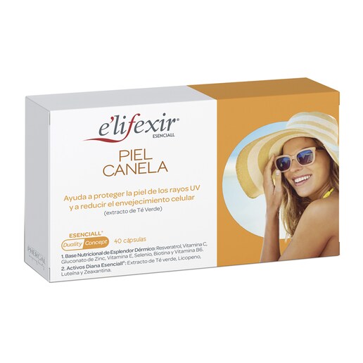 Imagen 0 de 40 Cápsulas Acelerador Bronceado Elifexir Esenciall Piel Canela Elifexir