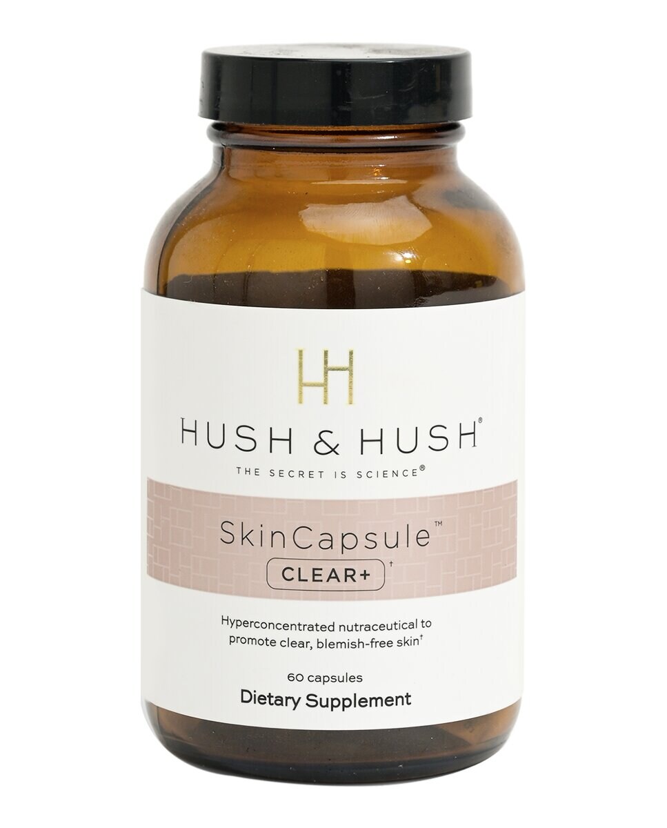 60 Cápsulas SkinCapsule Clear+Fórmula Antiacné Hush&Hush 1