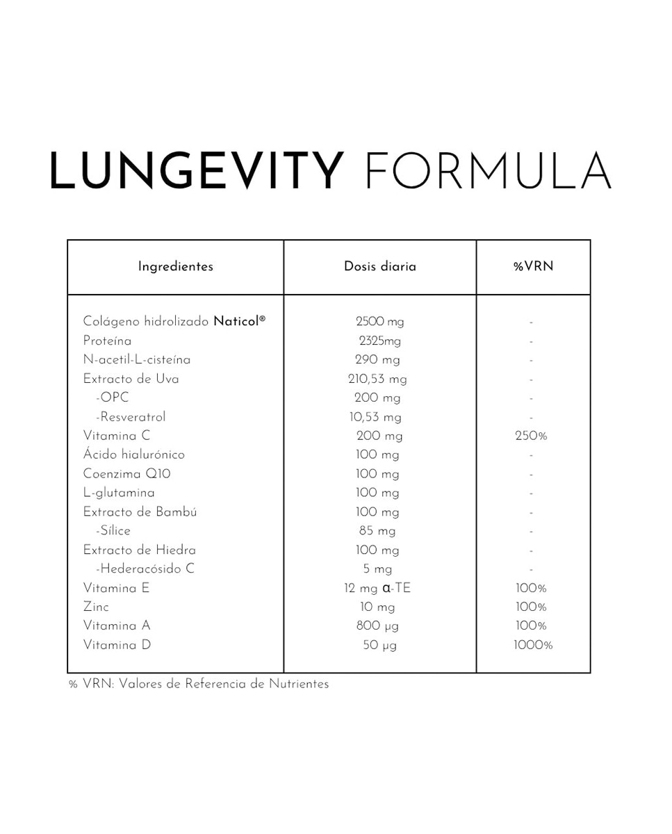 Probiótico Lungevity Formula Luxmetique 2