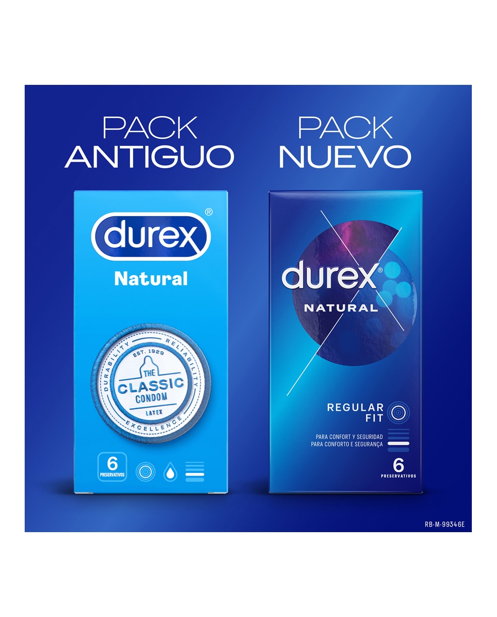 6 Preservativos Natural Comfort Durex 5