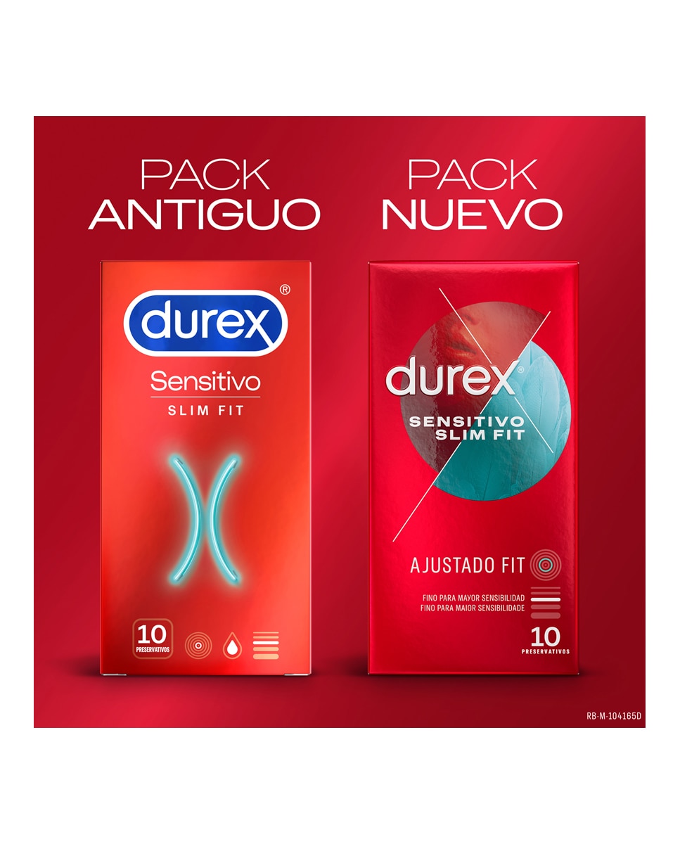 Preservativos Sensitivo Slim Fit Durex 5