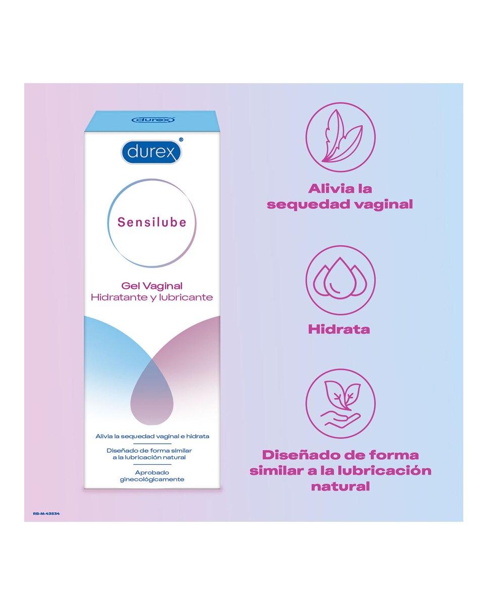 Gel Vaginal Hidratante Y Lubricante Sensilube Durex 2