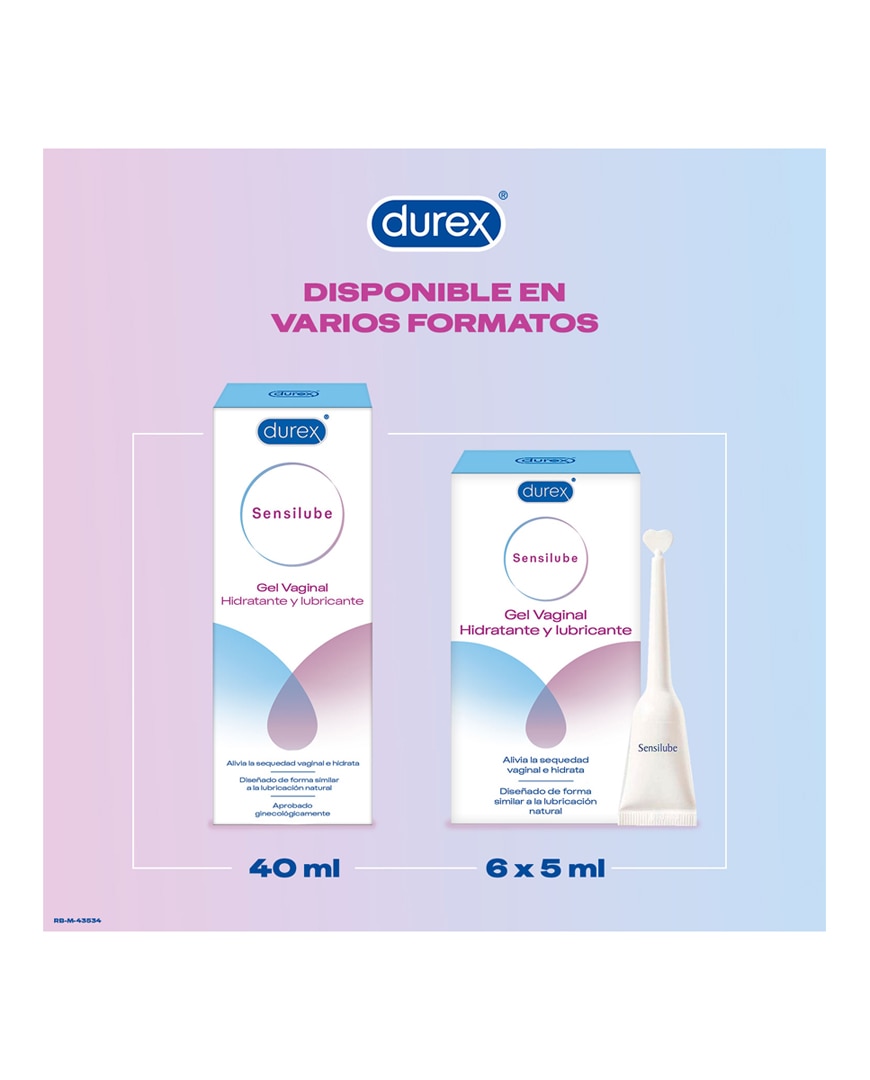 Gel Vaginal Hidratante Y Lubricante Sensilube Durex 7
