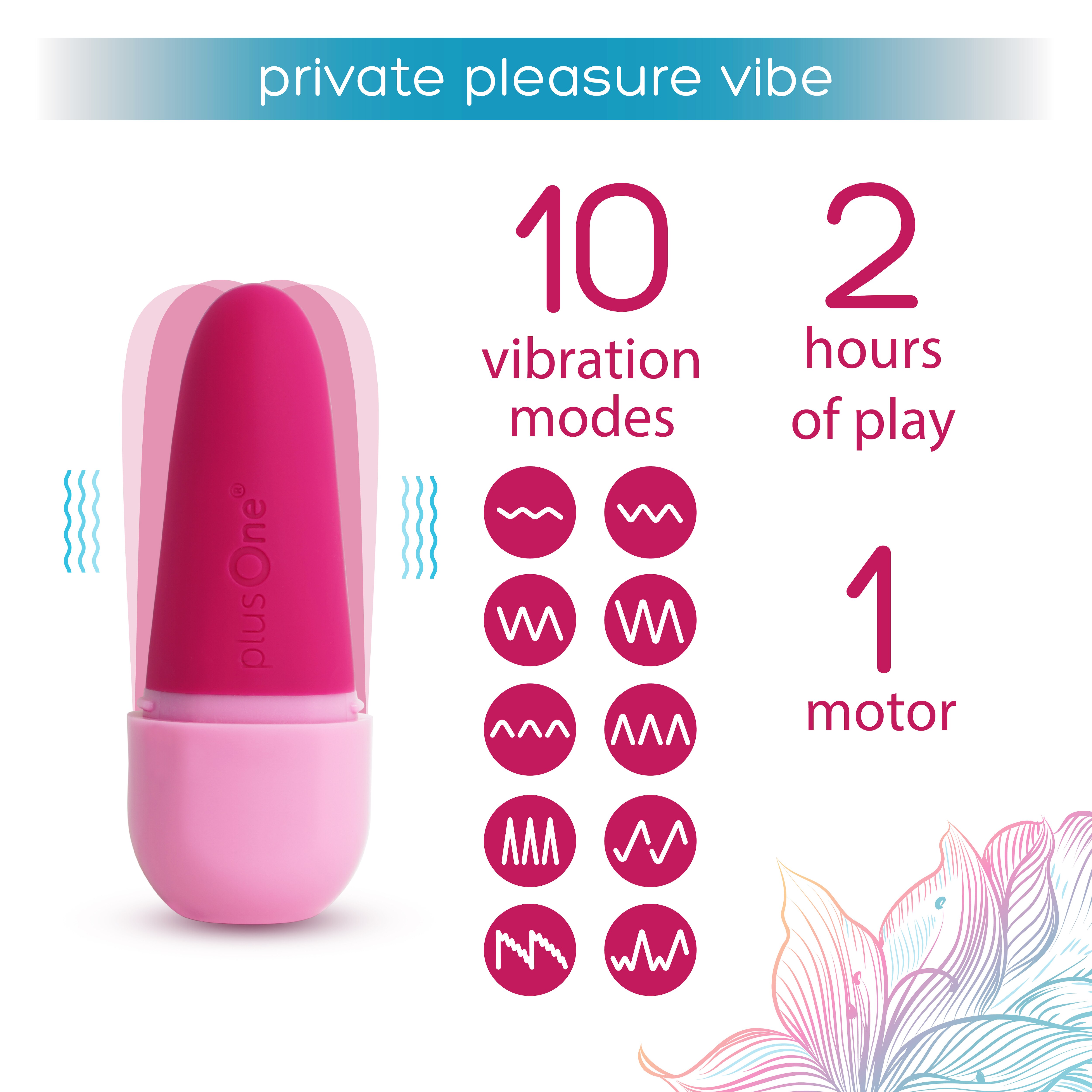 Vibrador Private pleasure Vibe pink Plusone 8