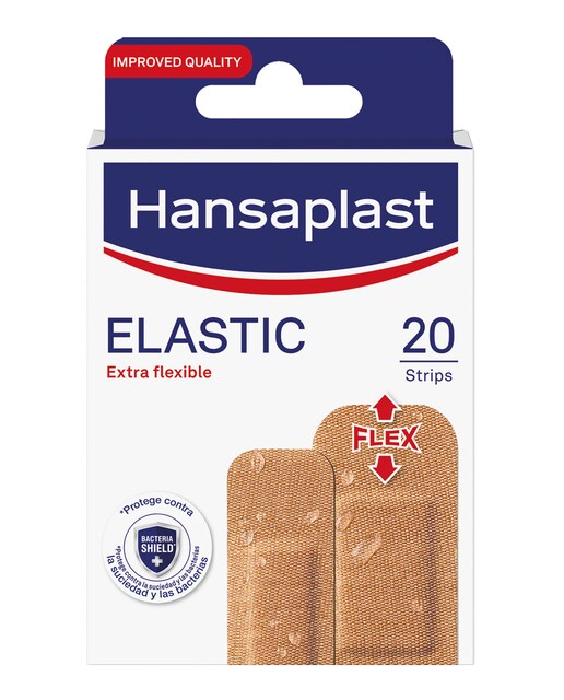 Imagen 0 de 20 Apósitos Elastic 2 tamaños Hansaplast