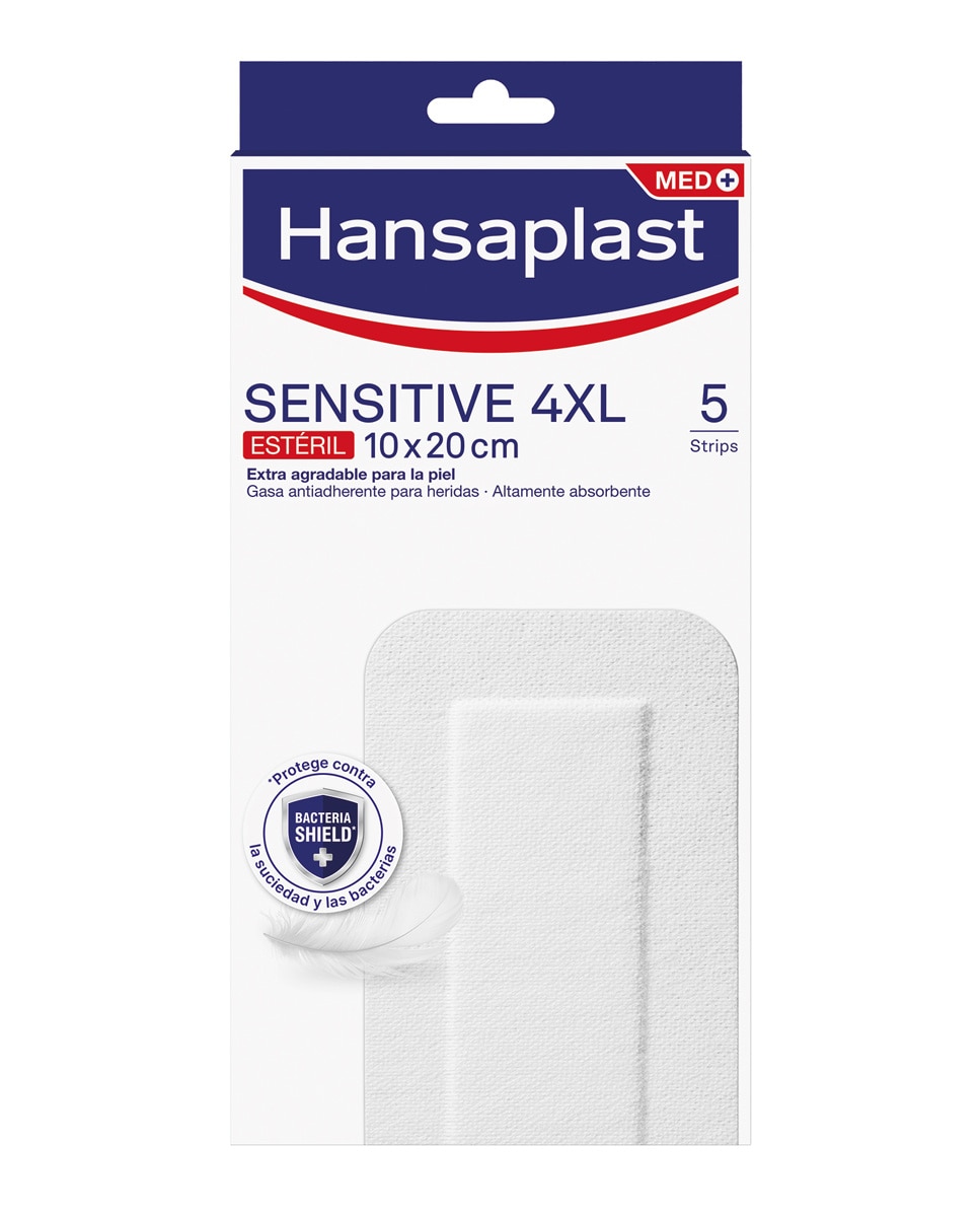 5 Ápositos Hansaplast Sensitive 4XL 1