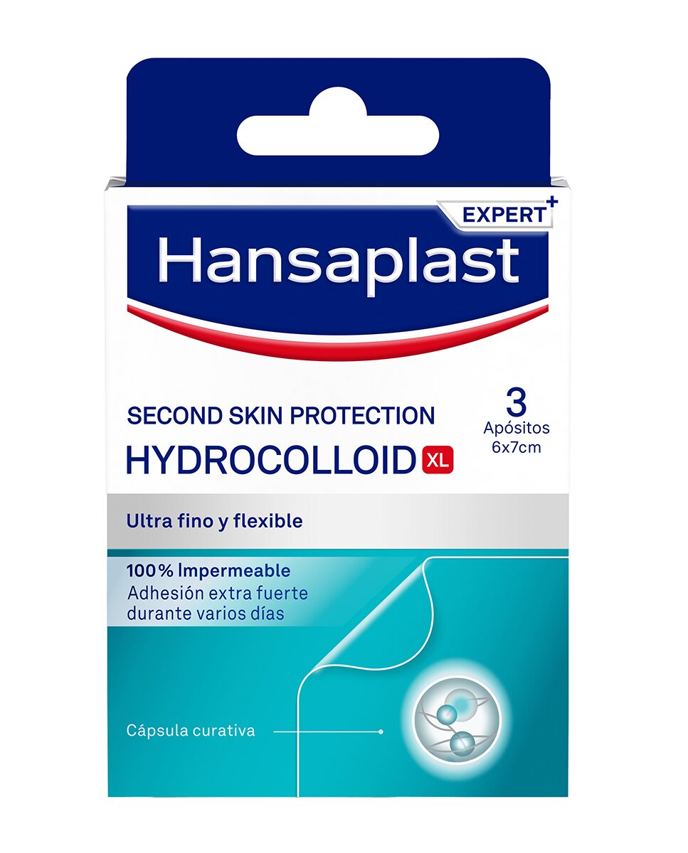 Imagen 0 de Apósito Second Skin Protection XL Hidrocoloide Avanzado Hansaplast
